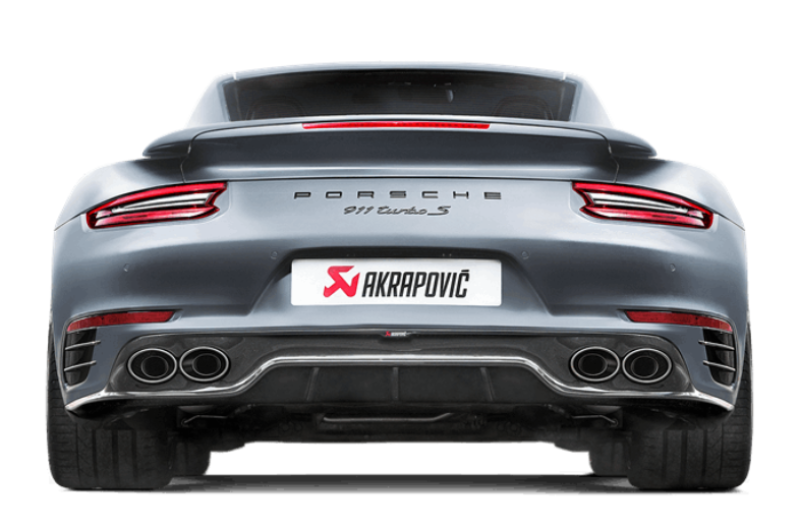 Akrapovic for 16-17 Porsche 911 Turbo/Turbo S (991.2) Rear Carbon Fiber Diffuser - High Gloss - Image 2