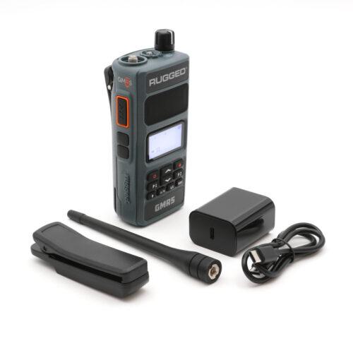 Rugged Radios GMR5-X - 5W GMRS Handheld Radio - Waterproof w/ XL Battery - 2 Pack - Image 2