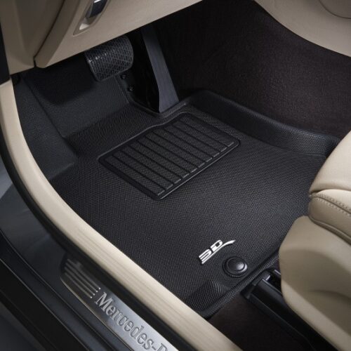 Alternative view of 3D MAXpider 2020-2020 Tesla Model Y Kagu 1st Row Floormat - Black