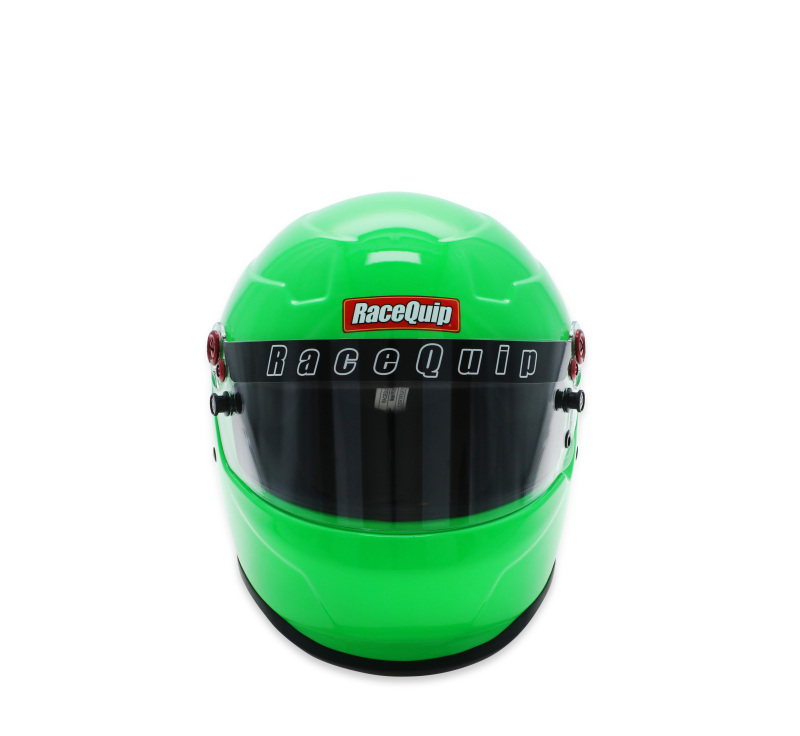 RaceQuip PRO25 SA2025 FLO GRN MED HELMET - Image 2