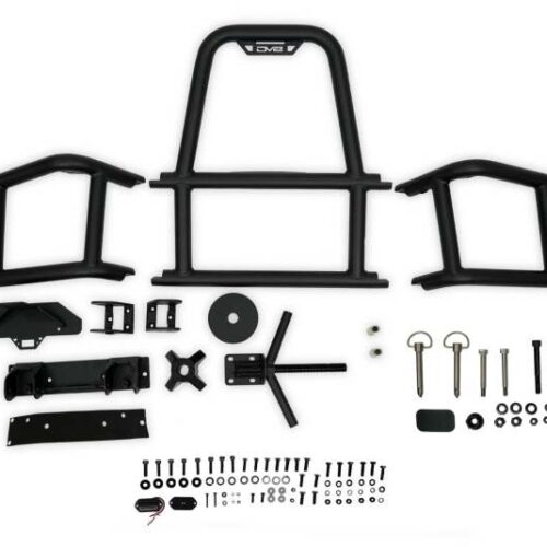 DV8 Offroad 07-18 Jeep Wrangler JK Body Mounted Tire Carrier - Image 6