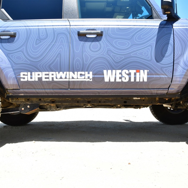 Westin 21-23 Ford Bronco 4dr (Excl. Sport) XTS Pinch Weld Covers - Tex. Blk - Image 4