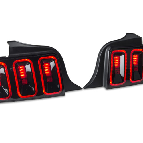 Raxiom for 2005-2009 Ford Mustang Gen5 Tail Lights- Black Housing (Smoked Lens) - Image 6
