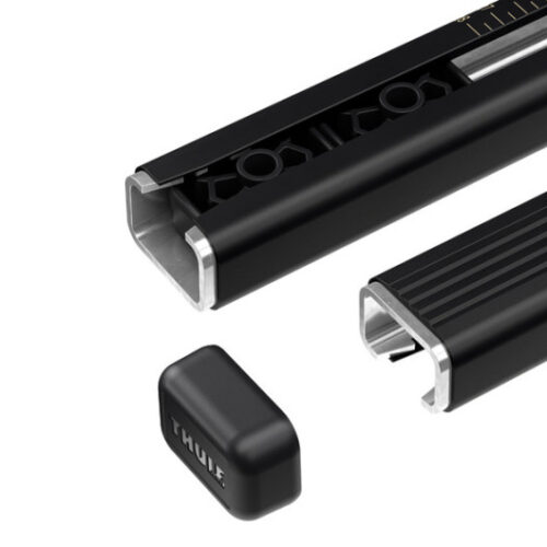 Thule SquareBar 108 Load Bars for Evo Roof Rack System (2 Pack / 43in.) - Black - Image 3
