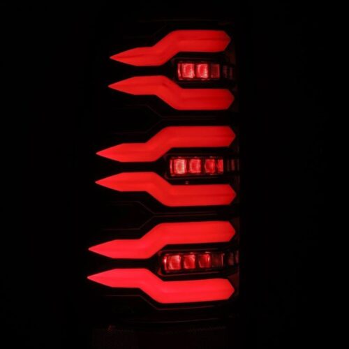 AlphaRex 99-06 Chevrolet Silverado/99-06 GMC Sierra LUXX-Series LED Tail Lights - Black - Image 4