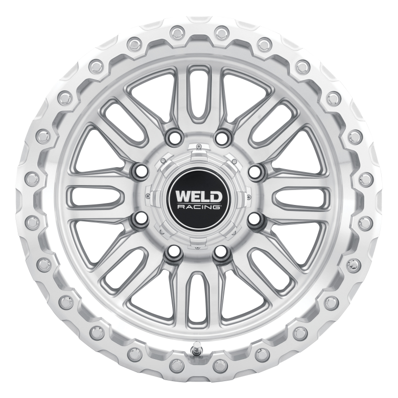 Weld Off-Road Swift 17x9in - 5x114.3 / 5x127 BP - ET-12 78.1mm CB Gloss Silver Machined Wheel & Ring - Image 2