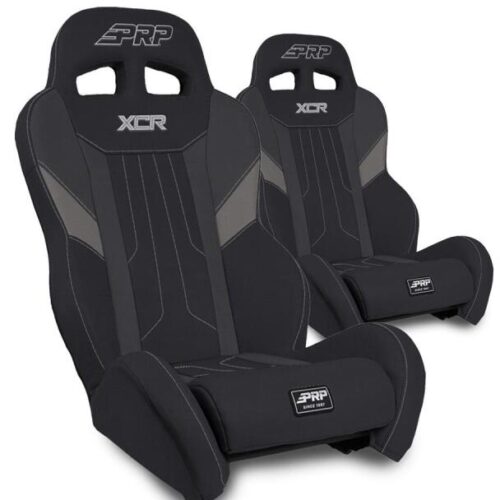 PRP XCR Suspension Seats Kit for Can-Am Maverick X3 (Pair) - Black & Gray
