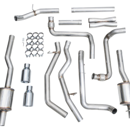 AWE Tuning Cat-Back Exhaust w/ Chrome Silver Tips for 2025+ RAM 1500 3.0TT Rebel 0FG - Image 9
