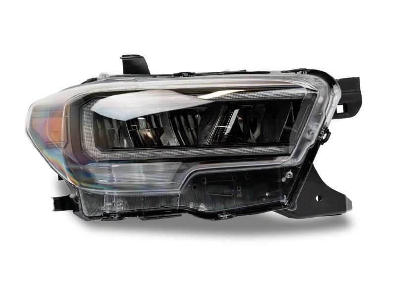 Raxiom for 2016-2023 Toyota Tacoma w/ Factory Halogen DRL LED Headlights- Black Housing (Clear Lens) - Image 9