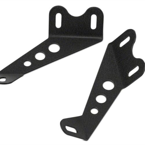 Raxiom for 2007-2018 Jeep Wrangler JK 24-In Light Bar Hood Mounting Brackets - Image 7