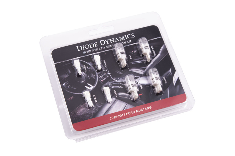 Diode Dynamics Mustang Interior Light Kit 15-17 Mustang Stage 2 - Cool - White - Image 2