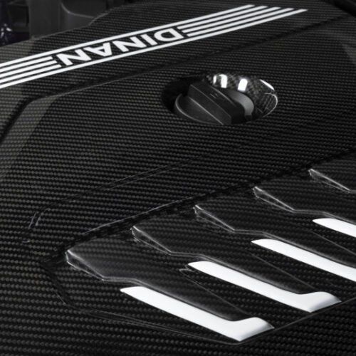 Dinan for 19-26 BMW B58D (G01/G02/G20/G22/G23/G26/G42) Gloss Carbon Fiber Engine Cover w/Matte Accents - Image 8
