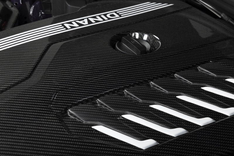 Dinan for 19-26 BMW B58D (G01/G02/G20/G22/G23/G26/G42) Gloss Carbon Fiber Engine Cover w/Matte Accents - Image 8