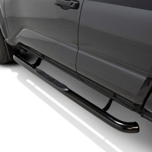 Westin 24-26 Toyota Tacoma Xtra Cab E-Series 3 Nerf Step Bars Black - Image 6