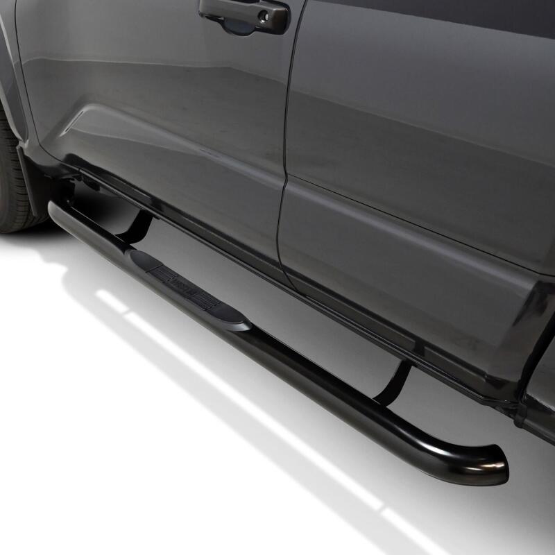 Westin 24-26 Toyota Tacoma Xtra Cab E-Series 3 Nerf Step Bars Black - Image 6
