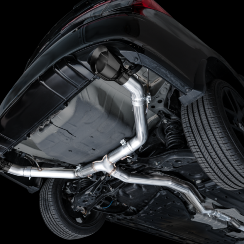 AWE Tuning 22+ Honda Civic Si/Acura Integra Track Edition Cat-Back Exhaust - Dual Diamond Black Tips - Image 3