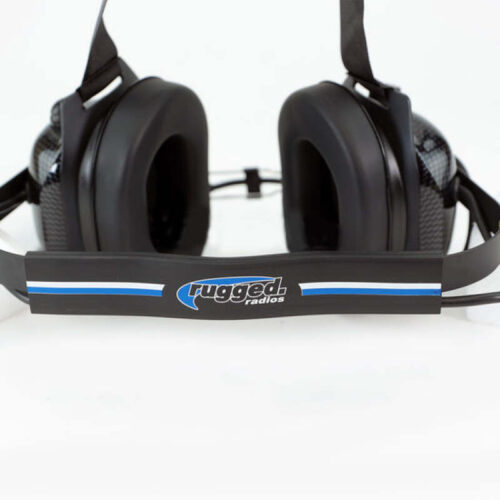 Rugged Radios H41 Behind the Head (BTH) Headset for 2-Way Radios - Carbon Fiber - Image 5