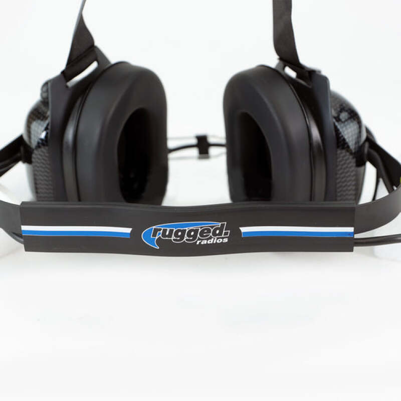 Rugged Radios H41 Behind the Head (BTH) Headset for 2-Way Radios - Carbon Fiber - Image 5