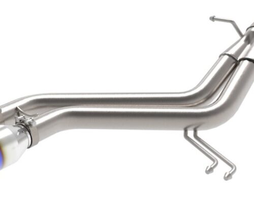 aFe Power Takeda 13-17 Hyundai Veloster L4-1.6L 2-1/2in 304 SS Axle-Back Exhaust w/ Blue Flame Tips