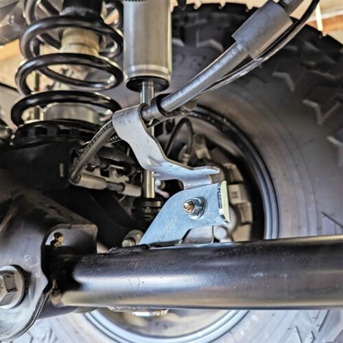 RockJock JL/JT Brake Line Relocation Bracket Kit Front Pair - Image 3