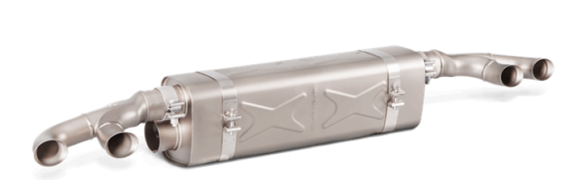 Akrapovic Slip-On Line (Titanium) (Req. Tips/Diffuser) for 16-17 Porsche 911 Turbo/Turbo S (991.2) - Image 2