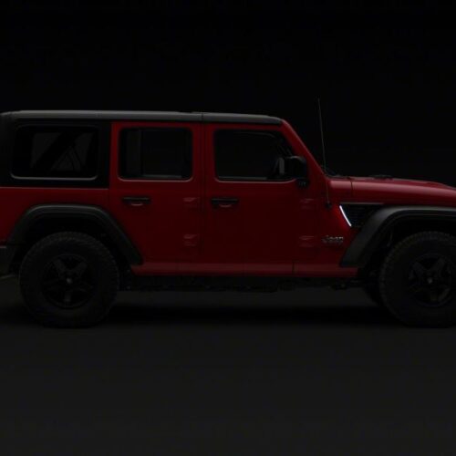 Raxiom for 2018-2023 Jeep Wrangler JL LED Fender Vent Lighting w/ DRL and Turn Signal - Image 3