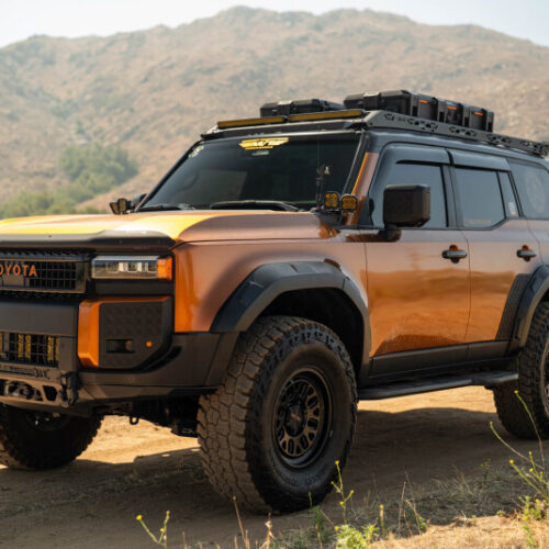 Alternative view of DV8 Offroad 24-25 Toyota Land Cruiser / GX550 Roof Rack