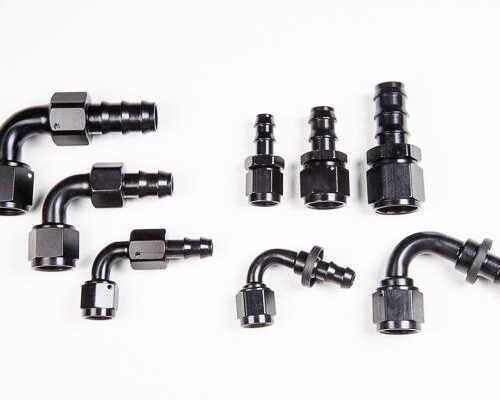 Radium Engineering 6AN Straight Pushlok Hose End - Image 2
