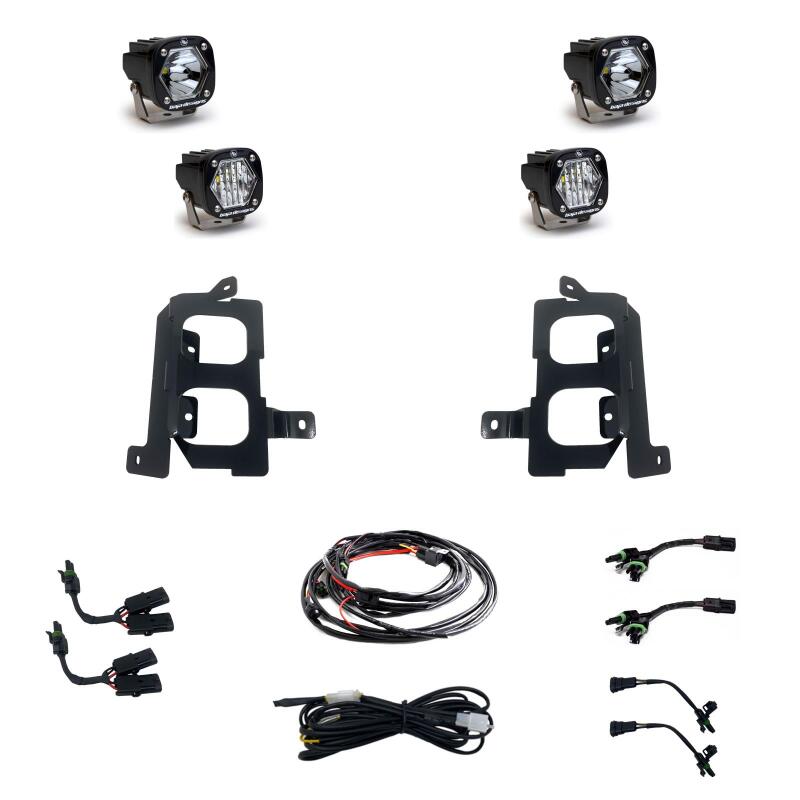 Baja Designs GMC for 2020-22 Sierra 2500HD/3500HD S1 Dual Fog Pocket Light Kit