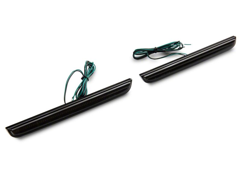Raxiom for 2015-2023 Dodge Challenger Axial Series LED Rear Bumper Reflector Lamps- Smoked - Image 2