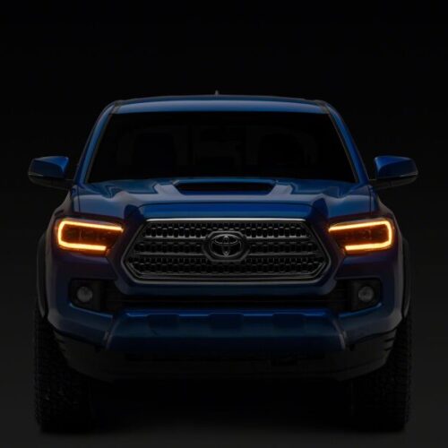 Raxiom for 2016-2023 Toyota Tacoma CXR Series V2 LED Projector Headlights- Black Housing- Clear Lens - Image 6