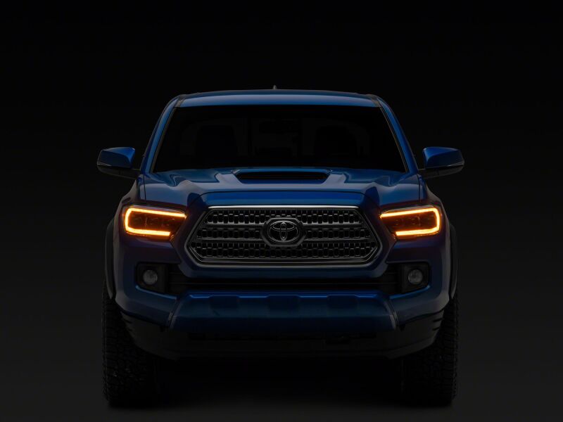 Raxiom for 2016-2023 Toyota Tacoma CXR Series V2 LED Projector Headlights- Black Housing- Clear Lens - Image 6