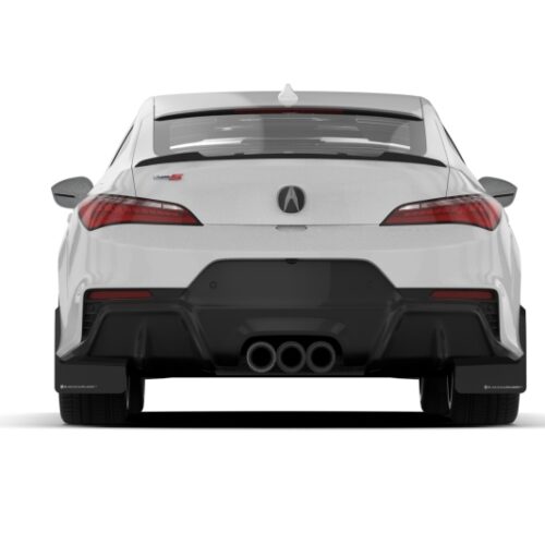 Rally Armor 23-25 Acura Integra A-Spec Black UR Mud Flap W/Red Logo (No Drilling Req.) - Image 3