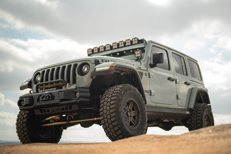 DV8 Offroad 18+ Jeep Wrangler JL / 20+ Jeep Gladiator JT OE Plus Front Bumper - Image 3