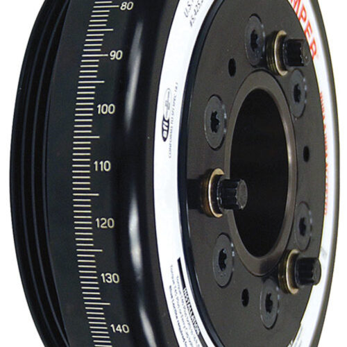 ATI Damper - 7.074in - Alum - Honda D - 4 Grv Rear Aluminum Pulley - 10 Percent Underdrive