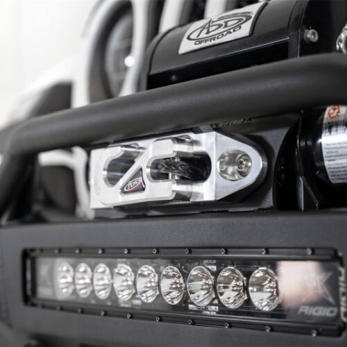 Addictive Desert Designs for 2020 Jeep Gladiator JT Stealth Fighter Front Bump w/ Top Hoop & Winch Mount - Image 7