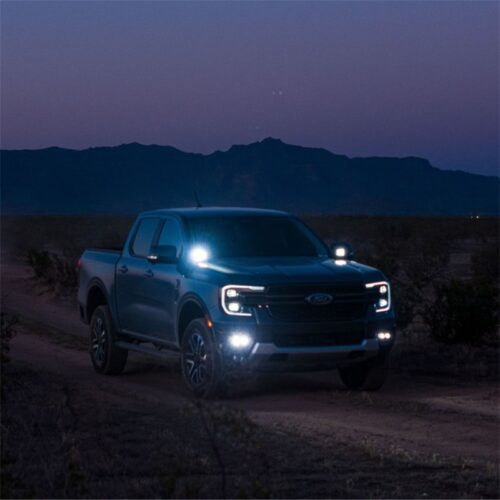 Alternative view of Rigid Industries for 22+ Ford Ranger A-Pillar Bracket