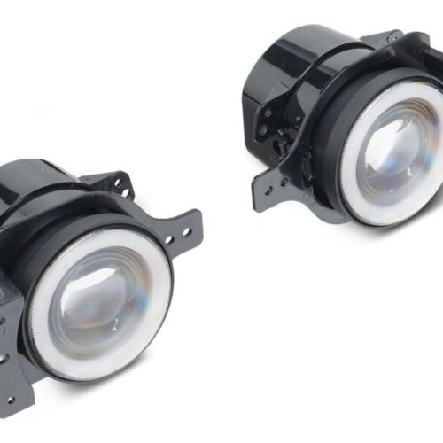 Raxiom for 2018-2026 Jeep Wrangler JL LED Fog Lights with Amber Turn Signal