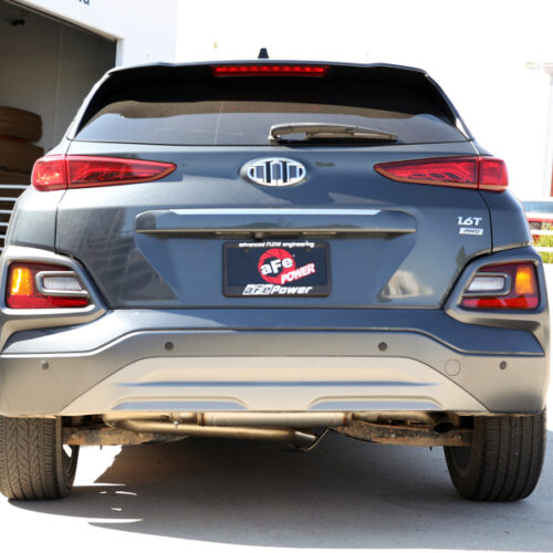aFe Power Takeda 2-1/2in 304 SS Axle-Back Exhaust 18-21 Hyundai Kona L4 1.6L (t) - Image 5