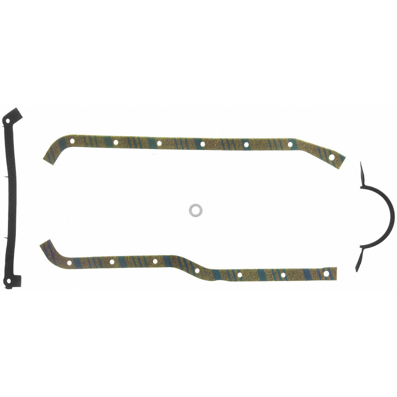 Fel-Pro 17950 Engine Oil Pan Gasket Set 18 Bolt Hole Multi Piece Gasket