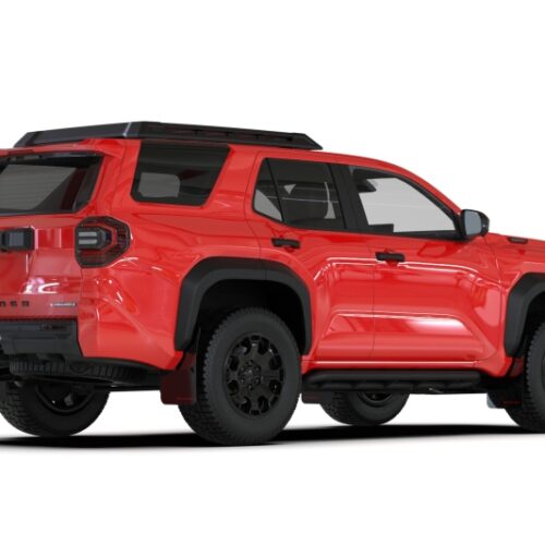 Rally Armor 25-26 Toyota 4Runner Black UR Mud Flap w/ Metallic Black Logo - Image 6