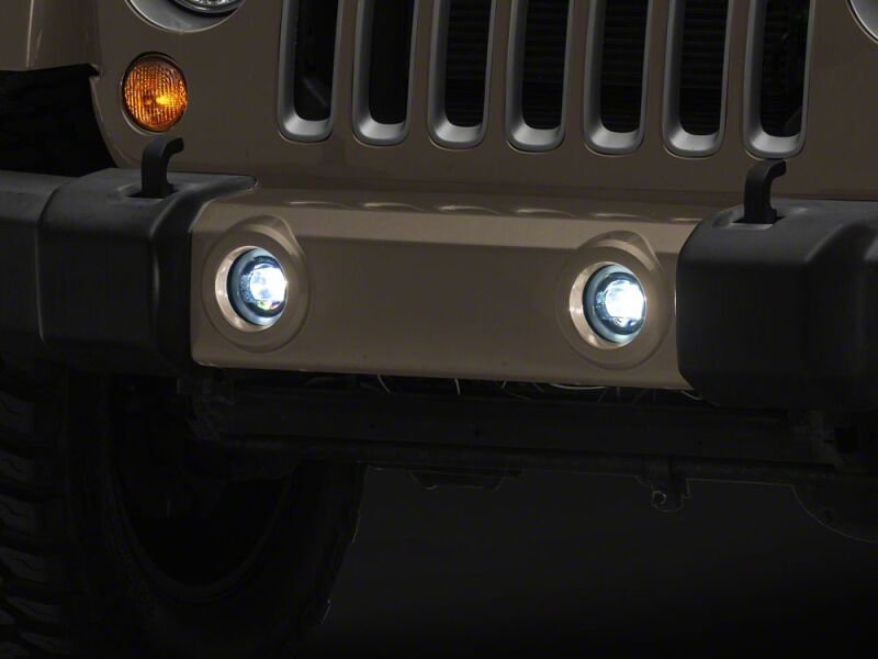 Raxiom for 2007-2018 Jeep Wrangler JK LED Fog Lights with Amber Turn Signals - Image 7