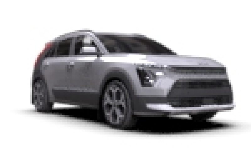 Rally Armor 23-25 Kia Niro SG2 Black UR Mud Flap White Logo - Image 3