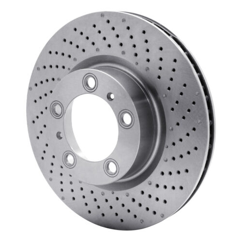 DFC 09-23 Porsche 911 Right Front Drilled Brake Rotor - Image 2