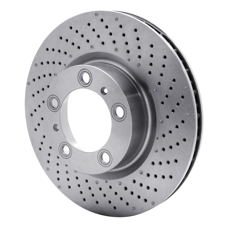 DFC 09-23 Porsche 911 Right Front Drilled Brake Rotor - Image 2