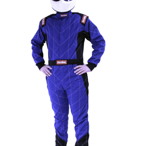 RaceQuip Blue Chevron-1 Suit - SFI-1 XL
