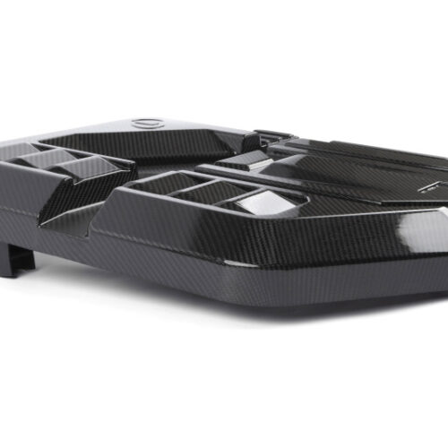 Dinan for 21-27 BMW M2/M3/M4 (G80/G82/G87) Gloss Carbon Fiber Engine Cover w/Matte Accents - Image 4