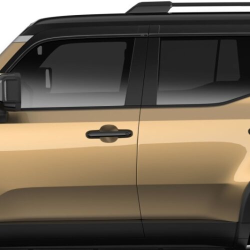 Alternative view of Husky Liners 2024 Toyota Land Cruiser/Lexus GX550 Ventvisor Low Pro 4pc - Smoke