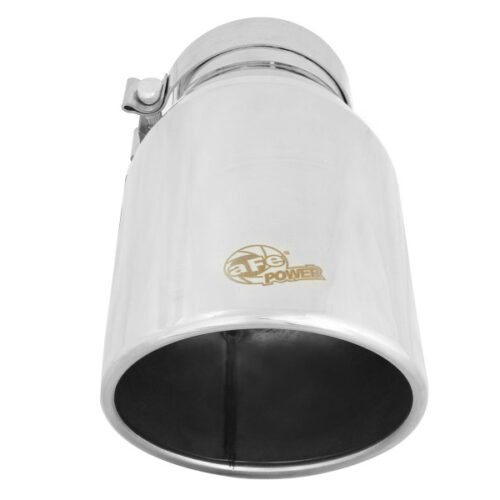 aFe Power Diesel Exhaust Tip Bolt On Polished 4in Inlet x 6in Outlet x 12in Length - Image 5