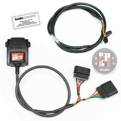 Alternative view of Banks Power Pedal Monster Throttle Sensitivity Booster for Use w/ Exst. iDash - 07.5-19 GM 2500/3500